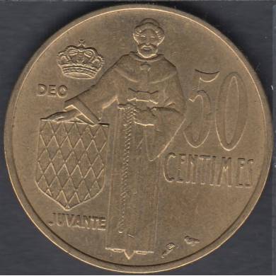 1962 - 50 Centimes - AU - Monaco
