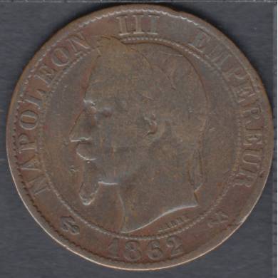 1862 k - 5 Centimes - France