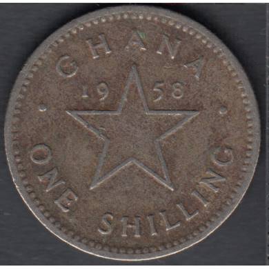 1958 - 1 Shilling - Ghana