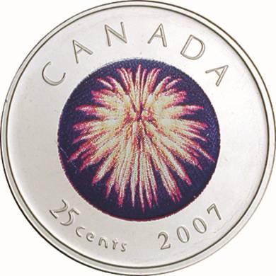 2007 - NBU - Congratulation - Canada 25 Cents
