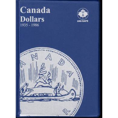 $1.00 Canada Uni-Safe Album (Dollars) 1935-1986