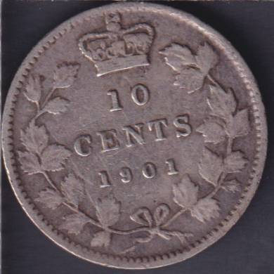 1901 - VF - Canada 10 Cents