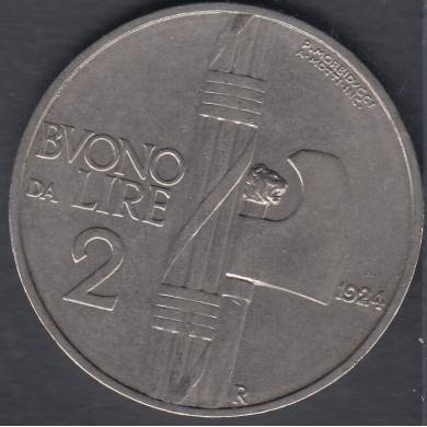 1924 R - 2 Lire - Italie
