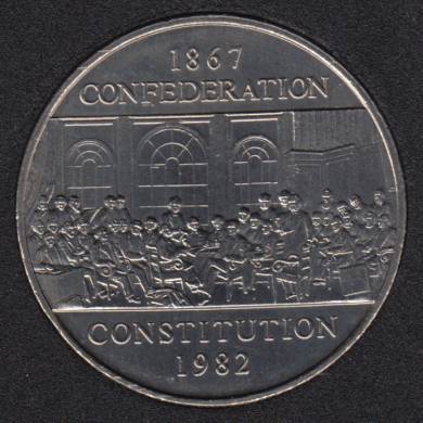 1982 - B.Unc - Constitution - Nickel - Canada Dollar