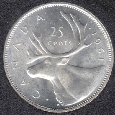 1961 - B.Unc - Canada 25 Cents