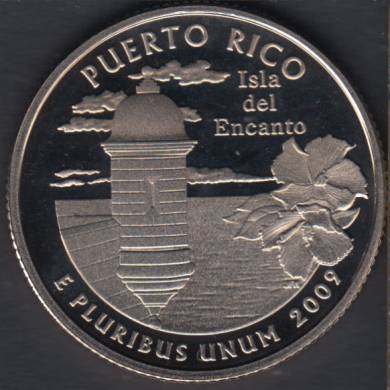 2009 S - Proof - Puerto Rico - 25 Cents