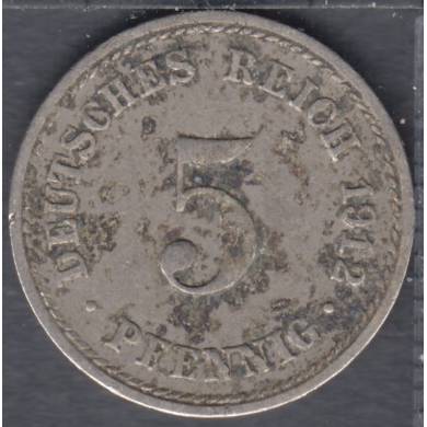 1912 A - 5 Pfennig - Germany