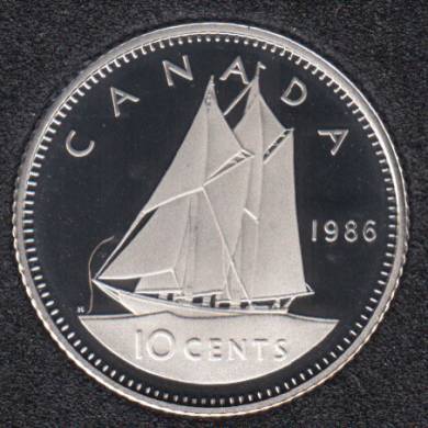 1986 - Proof - Canada 10 Cents