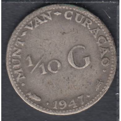 1947 - 1/10 Gulden - Curacao