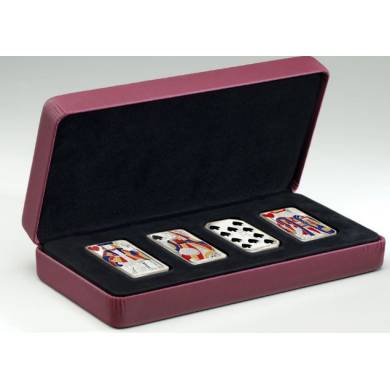 2008 2009 $15 Dollars Sterling Silver - Playing Card Money Set