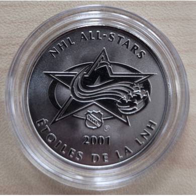 2001 Stamp & Medallion- Jean Beliveau - NHL All-Stars