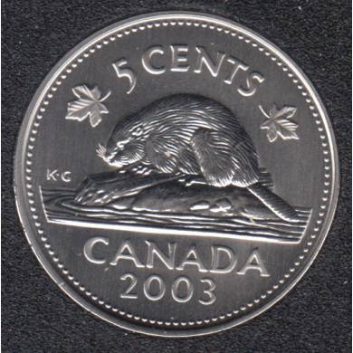 2003 P - Specimen - OE - Canada 5 Cents