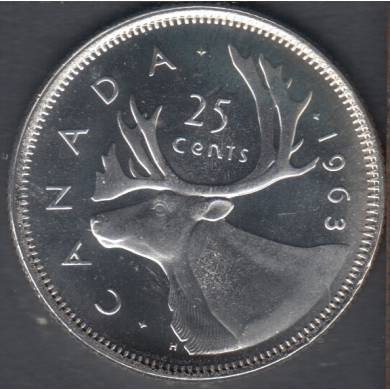 1963 - Proof Like - Canada 25 Cents