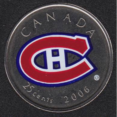 2006 P - NBU - Canadiens Montreal - Canada 25 Cents