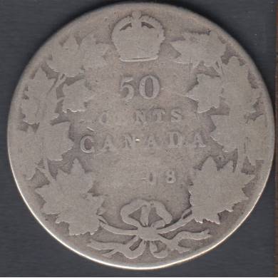 1908 - A/G - Canada 50 Cents