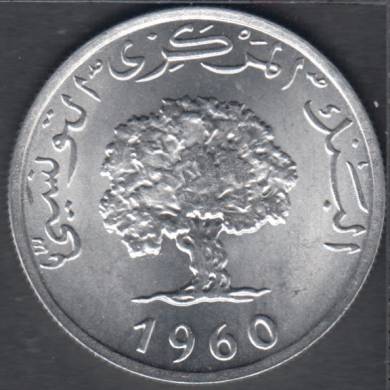 1960 - 5 Millim -  B. Unc - Tunisia