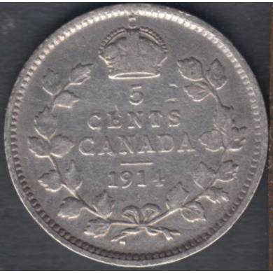 1914 - VG - Canada 5 Cents
