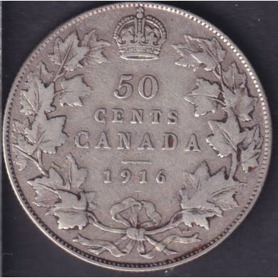 1916 - Fine - Canada 50 Cents