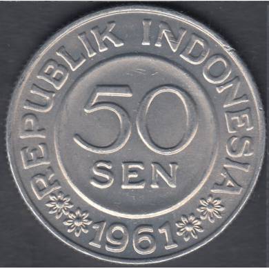 1961 - 50 sen - Indonesia
