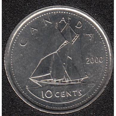 2000 - B.unc - Canada 10 Cents