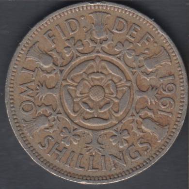 1961 - Florin (Two Shillings) - Great Britain