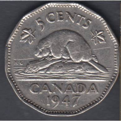 1947 - Dot - Canada 5 Cents