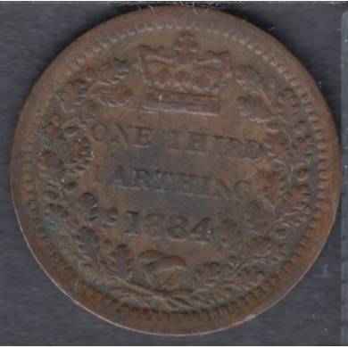 1884 - 1/3 Farthing - Great Britain