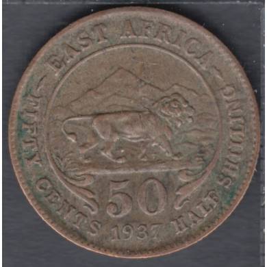 1937 - 50 Cents - Afrique de L'est