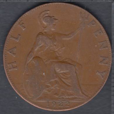 1922 - Half Penny - Grande Bretagne