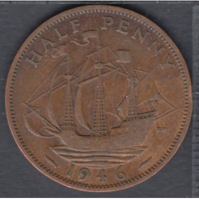 1946 - Half Penny - Great Britain