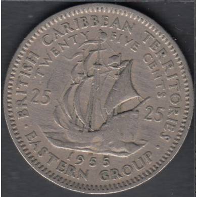 1955 - 25 Cents - East Caribbean States