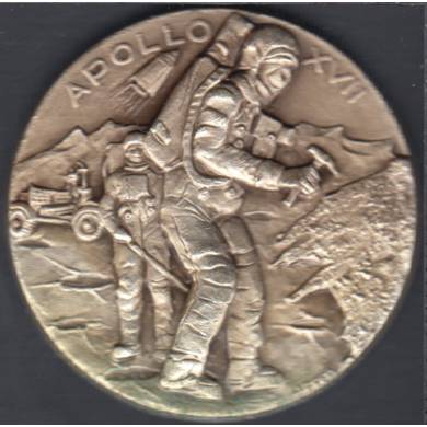 1972 - Apollo XVII - E. Cernan - R. Evans & H. Schmitt - Dec 7th - 19th, 1972 - Medal