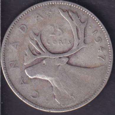 1947 - Canada 25 Cents