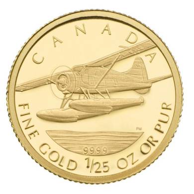 2008 - 50 cents - de Havilland Beaver 1/25oz Fine Gold Coin