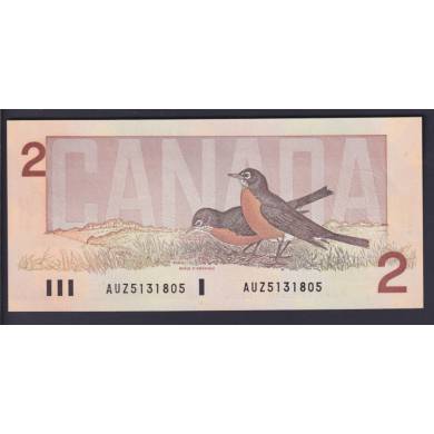 1986 $2 Dollars - AU - Thiessen Crow - Prfixe AUZ