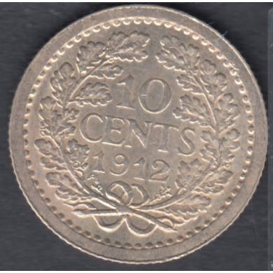 1912 - 10 Cents - EF - Pays Bas