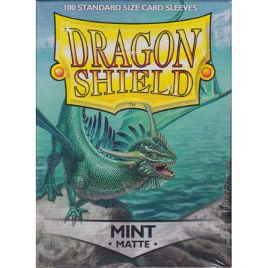 Dragon Shield - 100 Standard Size Card Sleeves Matte Mint