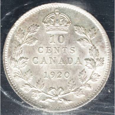 1920 - AU 50 - ICCS - Canada 10 Cents