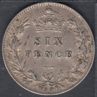 1901 - 6 Pence - EF - Great Britain