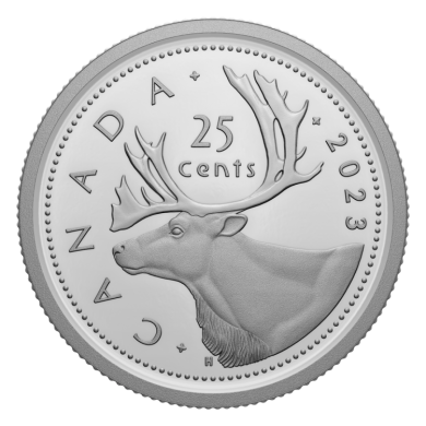 2023 - Proof - Fine Silver - Canada 25 Cents