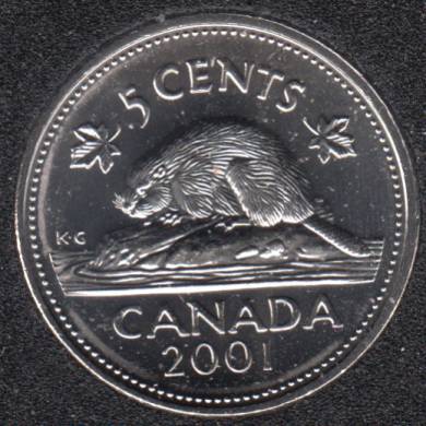 2001 - B.Unc - Canada 5 Cents