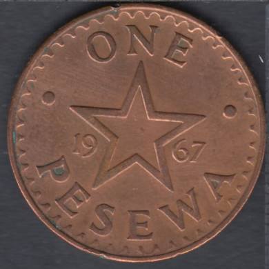 1967 - 1 Pesewa - Ghana