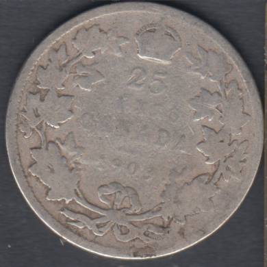1903 - Fair - Canada 25 Cents