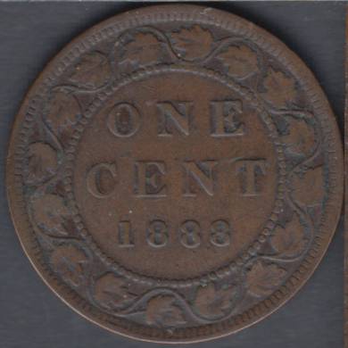 1888 - Fine - Canada Large Cent