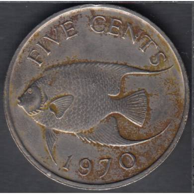 1970 - 5 Cents - Bermude
