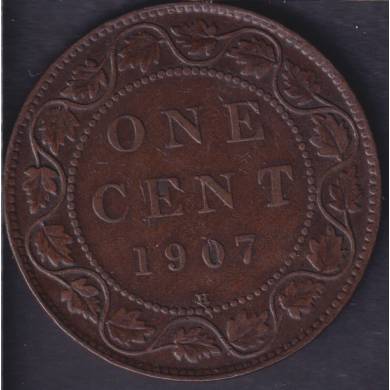 1907 H - VF - Canada Large Cent