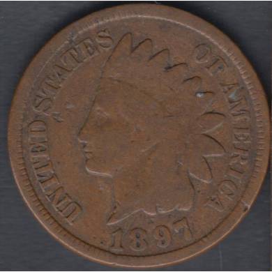 1897 - VG - Indian Head Small Cent