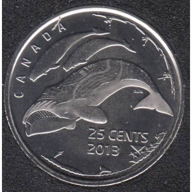 2013 - #2 B.unc - La Vie dans le Grand nord - Canada 25 Cents