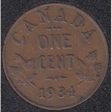 1934  - Canada Cent