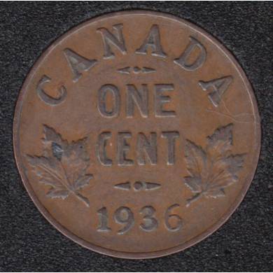 1936 - VF - Canada Cent